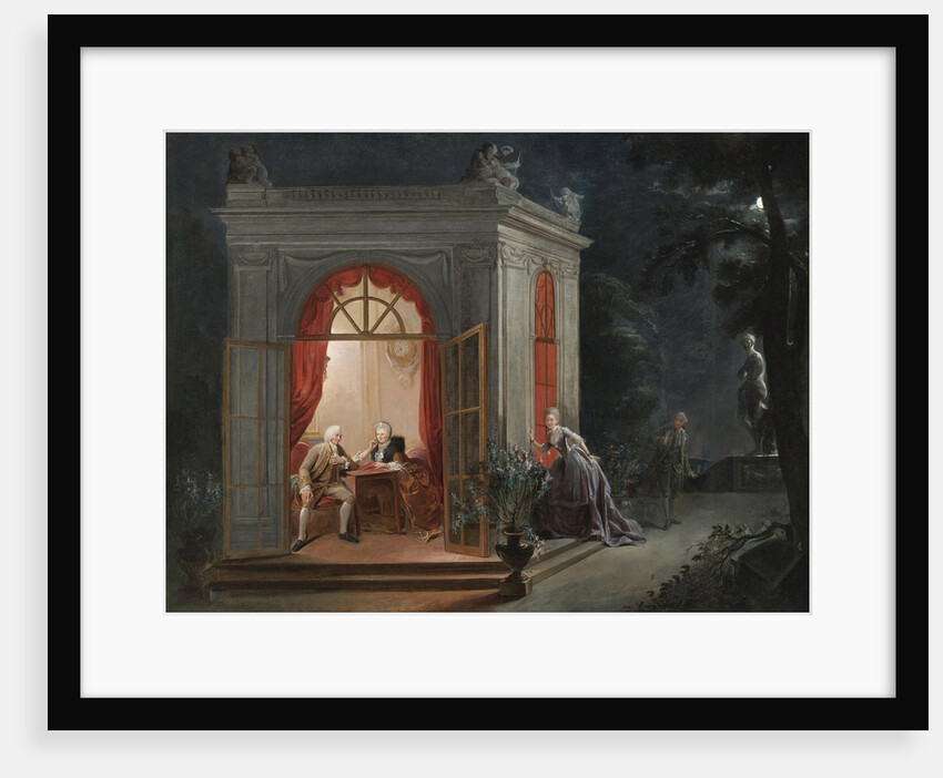 The Marriage Contract by Jean-Baptiste André Gautier Dagoty