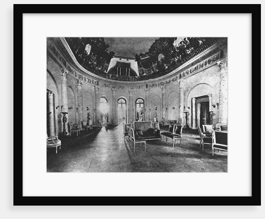 Ostafyevo Estate. Oval Hall, End of 19th century by Anonymous