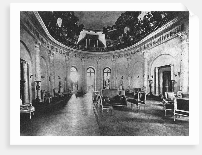Ostafyevo Estate. Oval Hall, End of 19th century by Anonymous