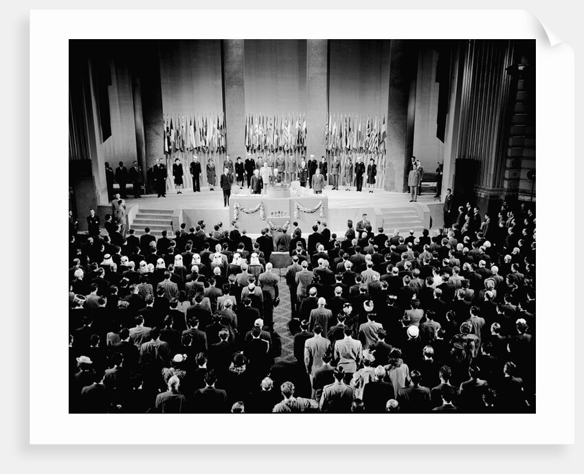 The 16th Plenary Assembly of the founding conference of the United Nations at the Opera House of San by Anonymous