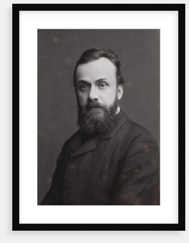 Portrait of the writer Gleb Ivanovich Uspensky (1843?1902), 1870 by Sergei Lvovich Levitsky