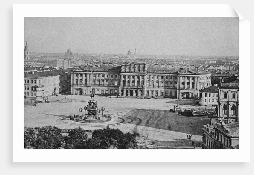 The Mariinsky Palace (Marie Palace) on the St Isaacs Square in Saint Petersburg, 1870s by Albert Felisch