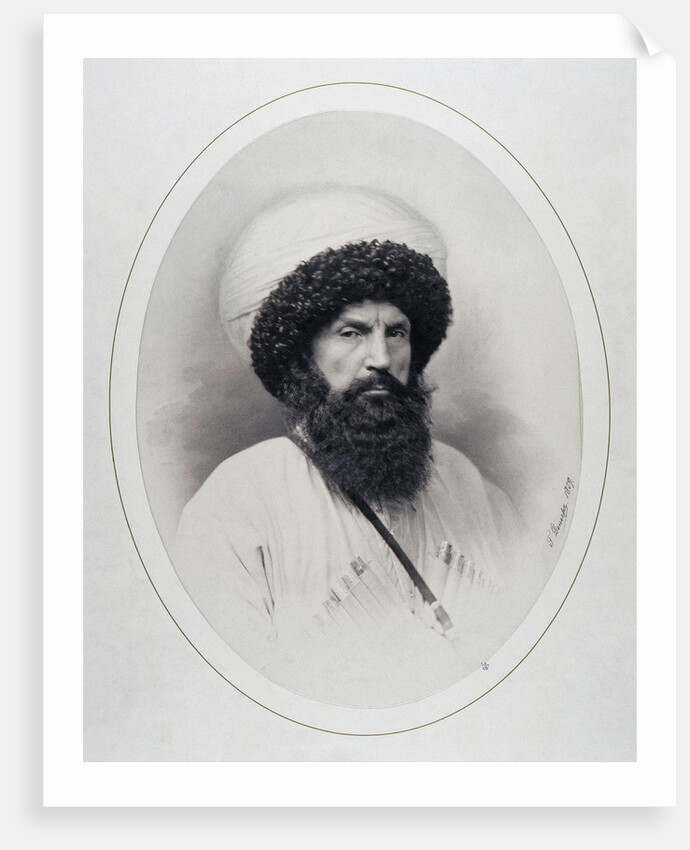 Portrait of the Imam Shamil, 1859 by Andrei Deniere