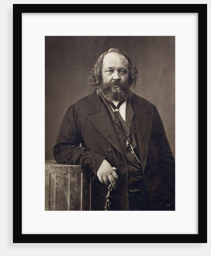 Portrait of Mikhail Alexandrovich Bakunin, ca 1860 by Gaspard-Félix Nadar
