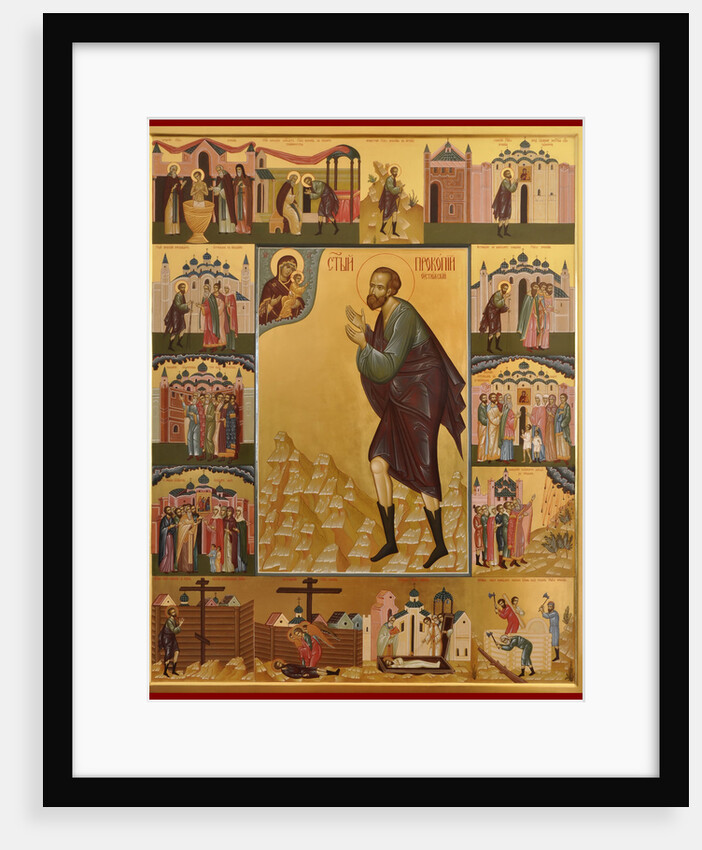 Saint Prokopius of Ustyug by Russian icon