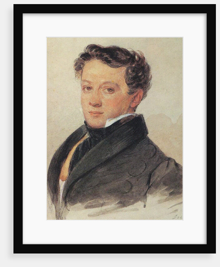 Portrait of Sergey Ivanovich Turgenev, 1810s by Pyotr Fyodorovich Sokolov