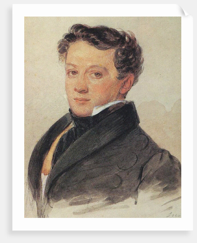 Portrait of Sergey Ivanovich Turgenev, 1810s by Pyotr Fyodorovich Sokolov