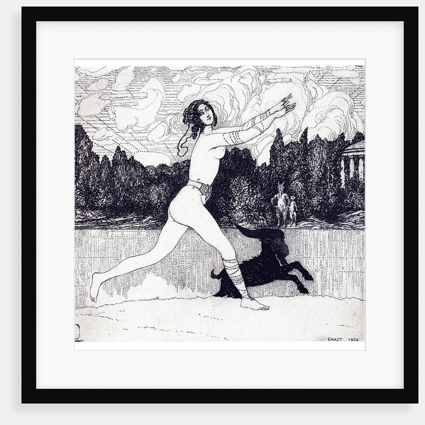 Ancient Vision (magazine Zolotoe Runo 1906 no. 4), 1906 by Léon Bakst