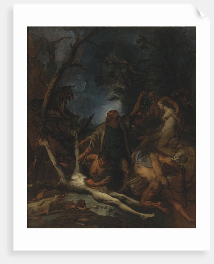 Witches at a black mass by Ottaviano Dandini