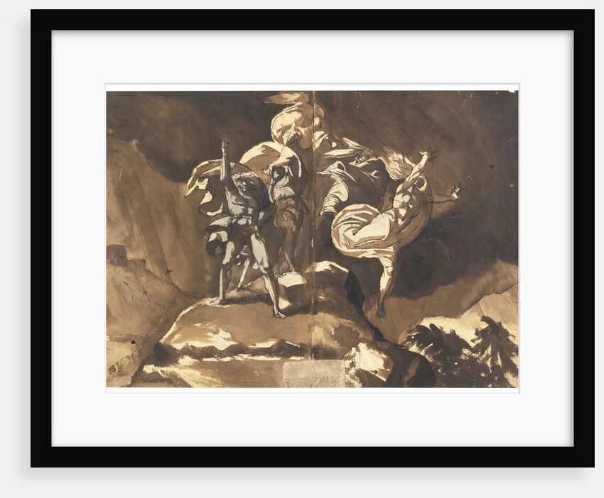 The Witches Floating Above Macbeth and Banquo by Johann Heinrich Füssli