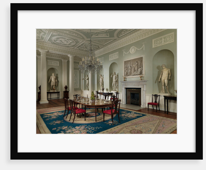 Dining room from Lansdowne House, London, 1767-1769 by Robert Adam