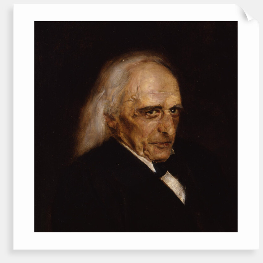 Portrait of Theodor Mommsen Detail, 1897 by Franz von Lenbach
