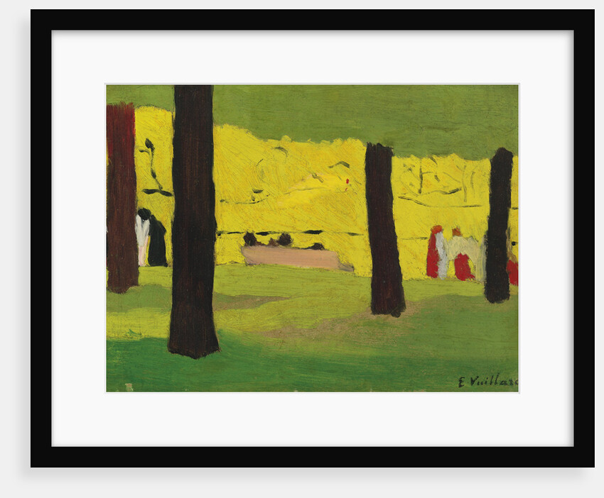 The pink bench, c. 1890 by Édouard Vuillard