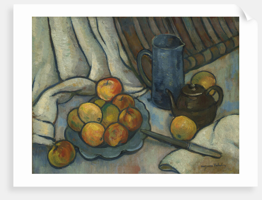 Apples, teapot and jug, ca 1919 by Suzanne Valadon