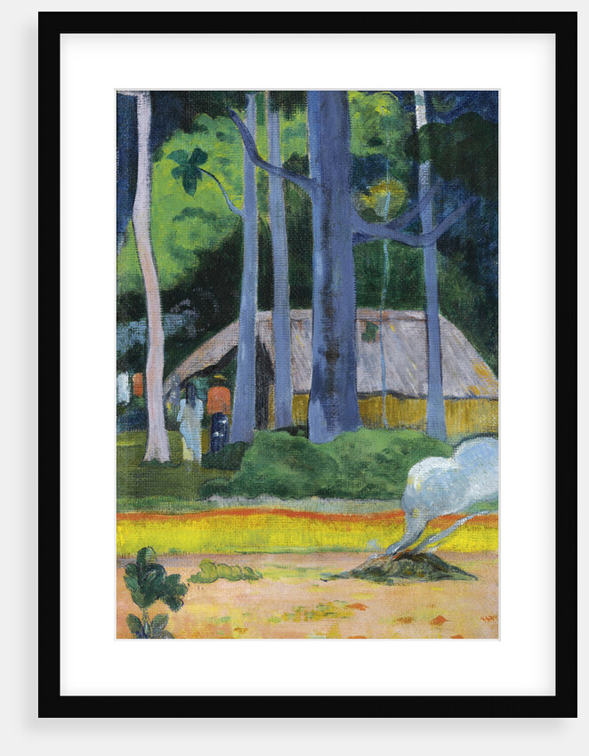 Hut under Trees (Cabane sous les arbres), 1892 by Paul Eugéne Henri Gauguin
