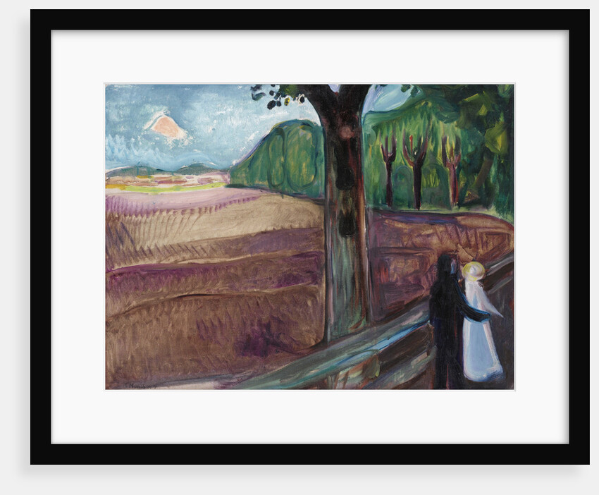 Summer Night (Sommernatt), 1917 by Edvard Munch
