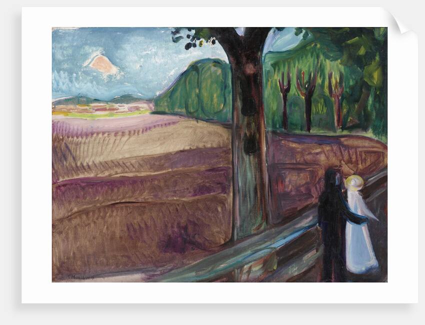 Summer Night (Sommernatt), 1917 by Edvard Munch