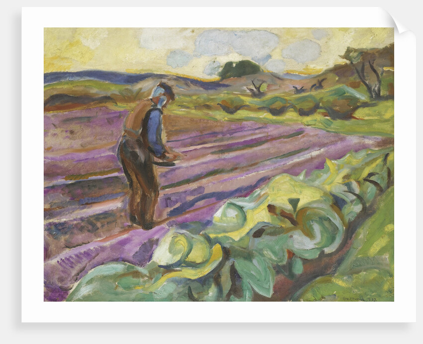 The sower, 1913 by Edvard Munch