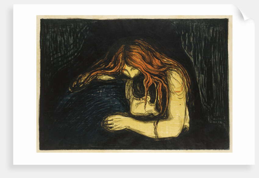 The Vampire II, 1895-1900 by Edvard Munch