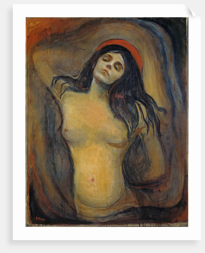 Madonna, 1894-1895 by Edvard Munch