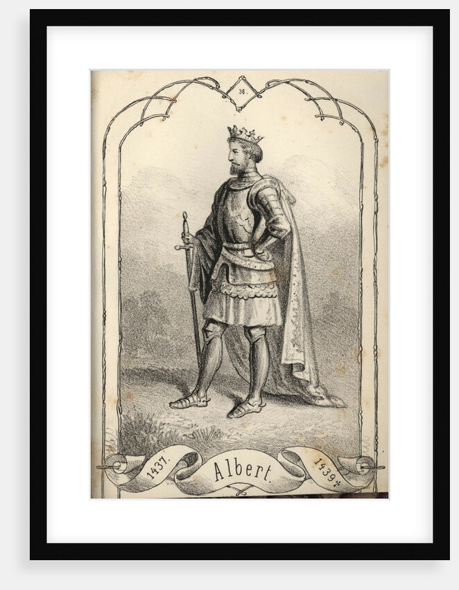 Albert the Magnanimous, King of Hungary and Croatia by Béla Vizkelety