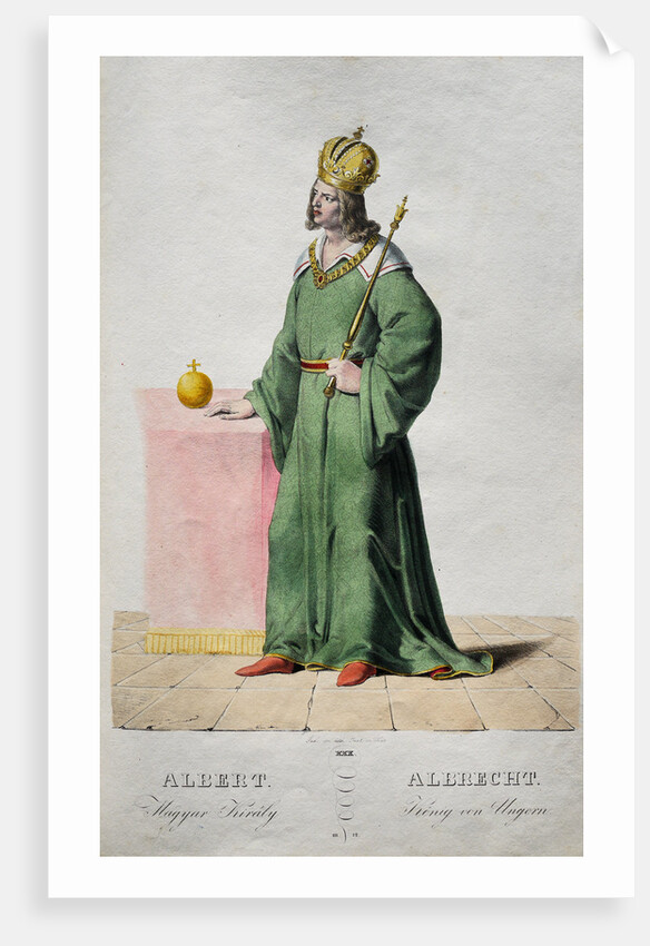Albert the Magnanimous, King of Hungary and Croatia, 1828 by Josef Kriehuber