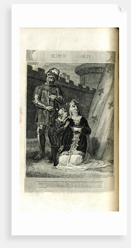 King John by William Shakespeare. Performed at Covent Garden on Saturday 20th April 1811 by Neagle