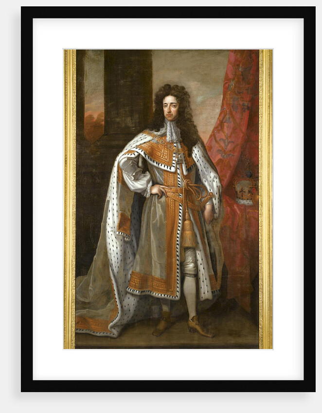 King William III of England in his Coronation Robes by Sir Gotfrey Kneller