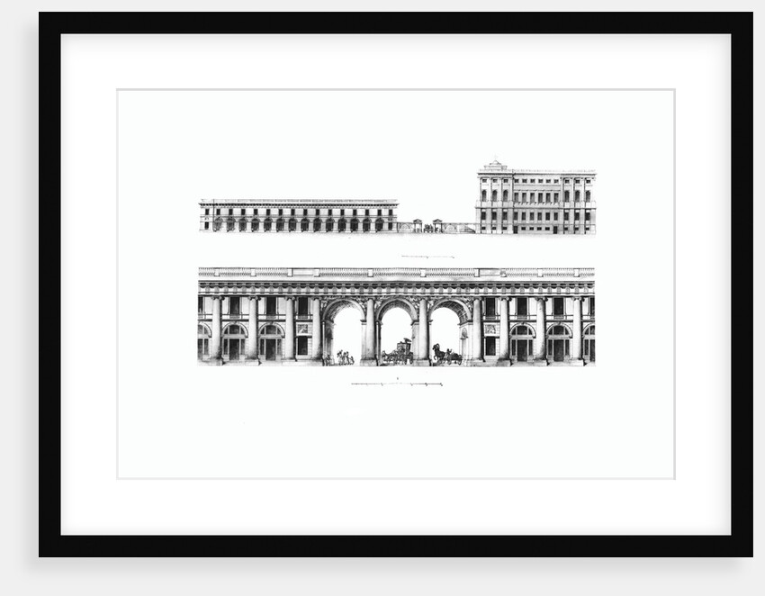 Design of the His Imperial Majestys Own Cabinet (Chancellery) in Petersburg, 1802 by Giacomo Antonio Domenico Quarenghi