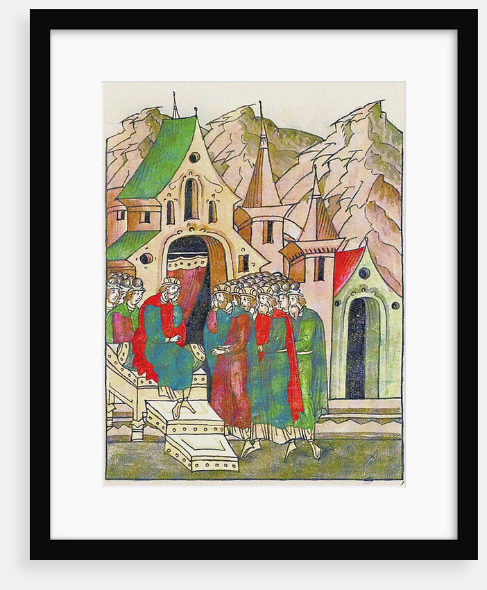 Yaropolk of Kiev calls his brothers to reconcile. by Anonymous