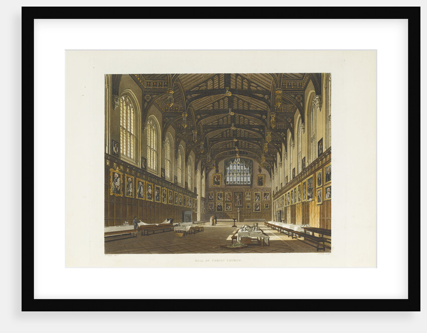 Hall of Christ Church, 1814 by Thomas Tomkins