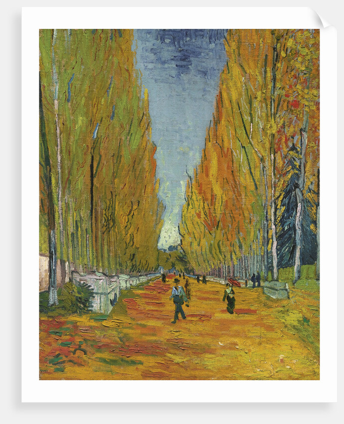 LAllée des Alyscamps, 1888 by Vincent van Gogh