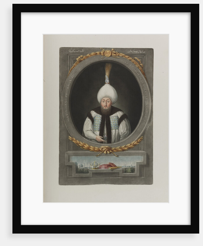 Portrait of Sultan Mustafa III, 1815 by Anonymous