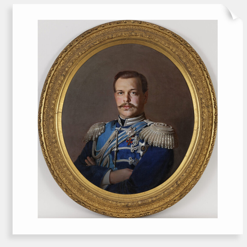 Portrait of the Emperor Alexander III, ca 1865 by Sergei Konstantinovich Zaryanko