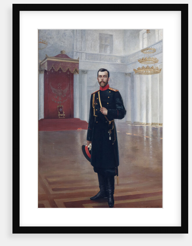 Portrait of Emperor Nicholas II, 1898 by Alexander Petrovich Safonov