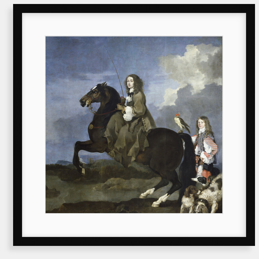Portrait of Queen Christina of Sweden on Horseback, 1653-1654 by Sébastien Bourdon