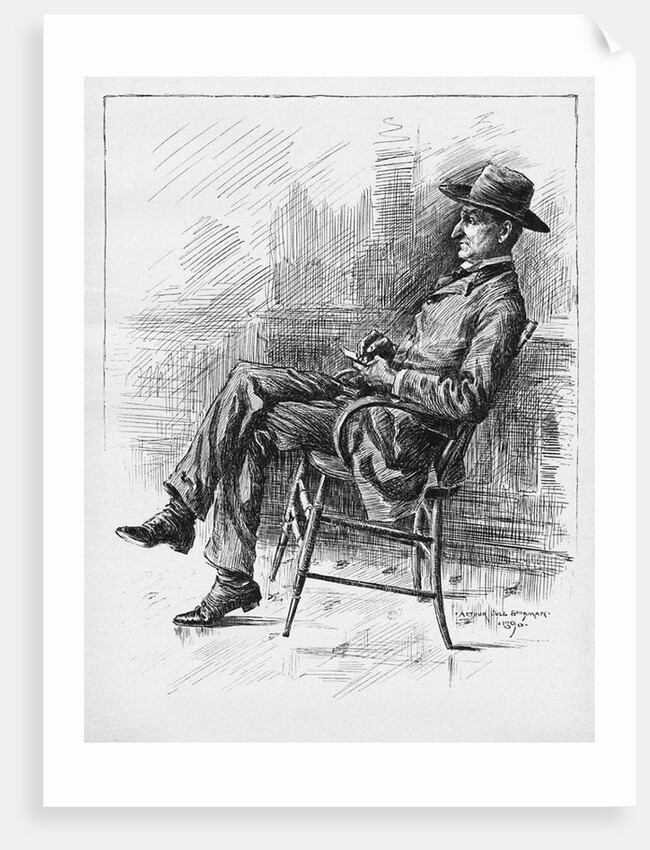 Portrait of Benjamin Peter Old Hutch Hutchinson, 1890 by Arthur Jule Goodman