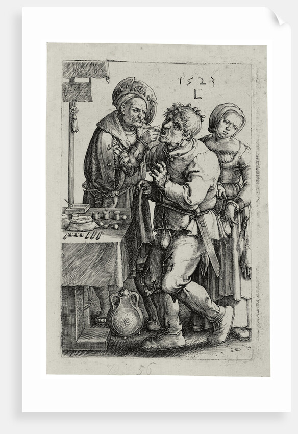 The Dentist, 1523 by Lucas Leyden van