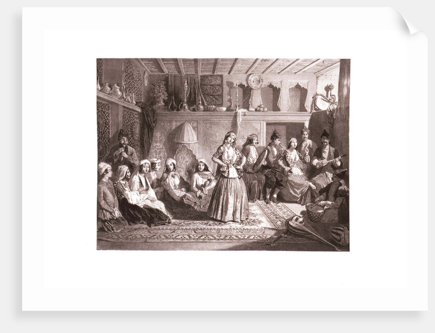 The Shamakhi dancers, Mid of the 19th century by Grigori Grigorievich Gagarin