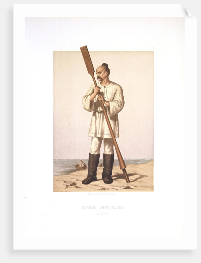 The garment of Grand Prince Sviatoslav I of Kiev, 1877 by Stepan Stepanovich Strekalov