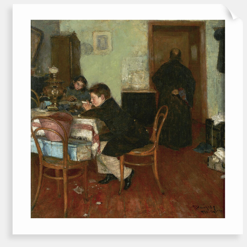 The Childrens Tea Time, 1894 by Pyotr Alexandrovich Nilus