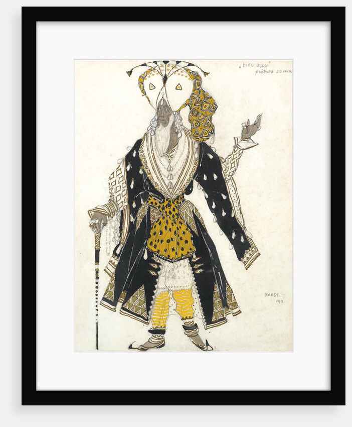 Costume design for the Ballet Blue God by R. Hahn, 1911 by Léon Bakst