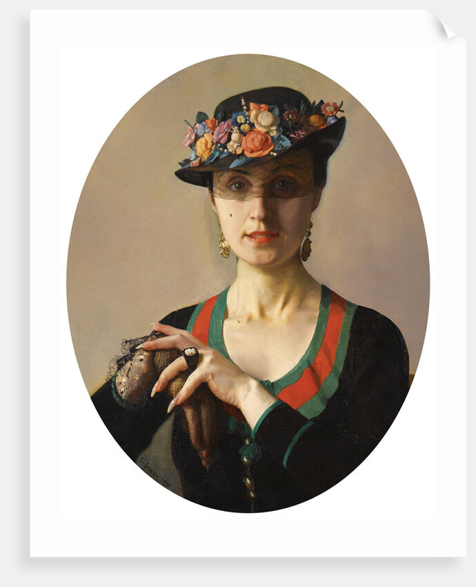 Portrait of a Lady, 1936 by Konstantin Andreyevich Somov