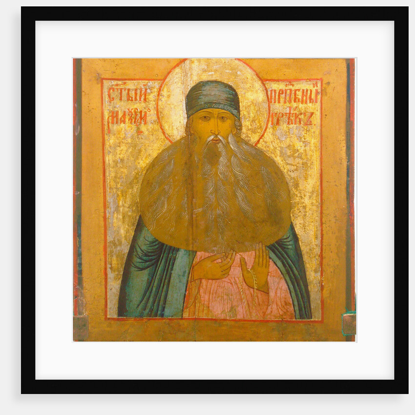 Saint Maximus the Greek by Russian icon