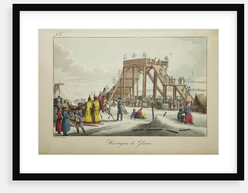 Russian Ice Mountain, 1817 by Armand-Gustave Houbigant