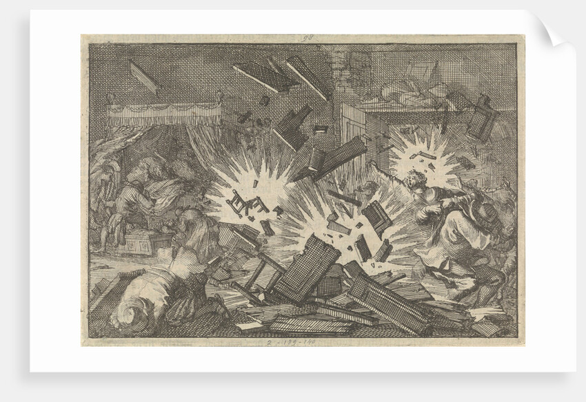 The Siege of Riga by the Russian Army under Tsar Alexei Mikhailovich in 1656, 1698 by Pieter van der Aa