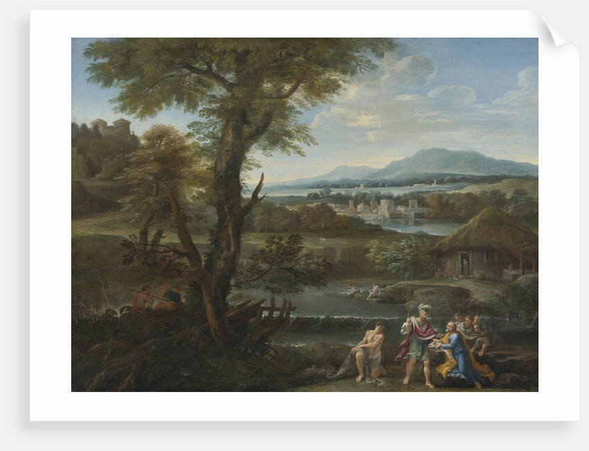 Polycrates finding his ring in the fish, 17th century by Anonymous