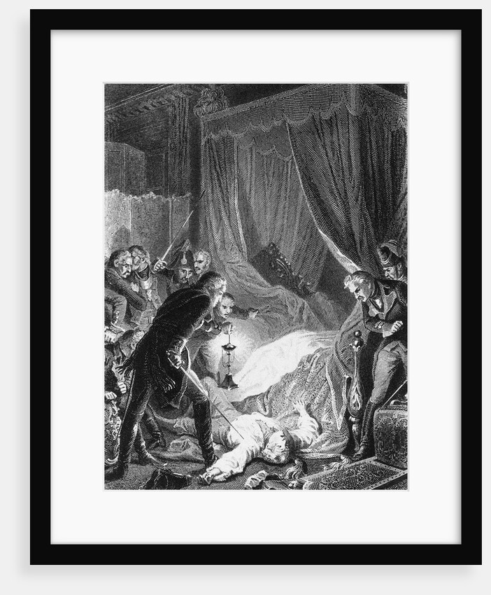 The assassination of Tsar Paul I on March 12, 1801, 1874 by Henri Félix Emmanuel Philippoteaux