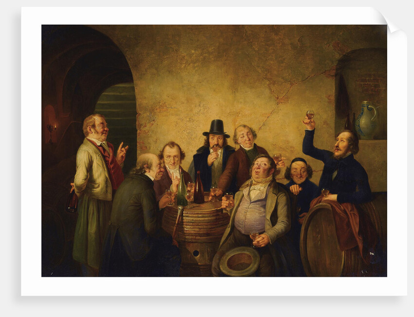Winetasting by Johann Peter Hasenclever