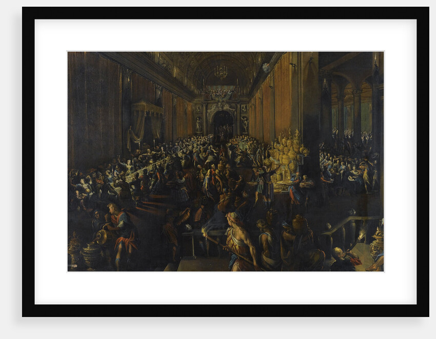 The Feast of Belshazzar, 1596 by Frederik van Valckenborch